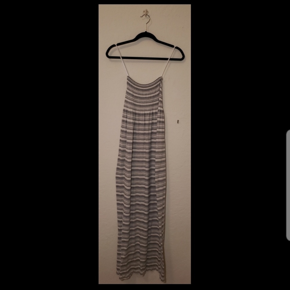 Buttery Soft Strapless Long Cotton Maxi Dress